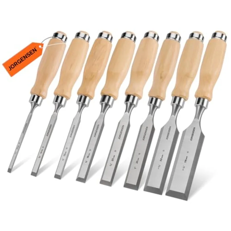 Piece Wood Chisel Set, Chromium Alloy Steel Beveled Edge Wood Chisels, Wood Chisels for Woodworking, Ergonomic Hardwood Handle
Piece Wood Chisel Set, Chromium Alloy Steel Beveled Edge Wood Chisels, Wood Chisels for Woodworking, Ergonomic Hardwood Handle