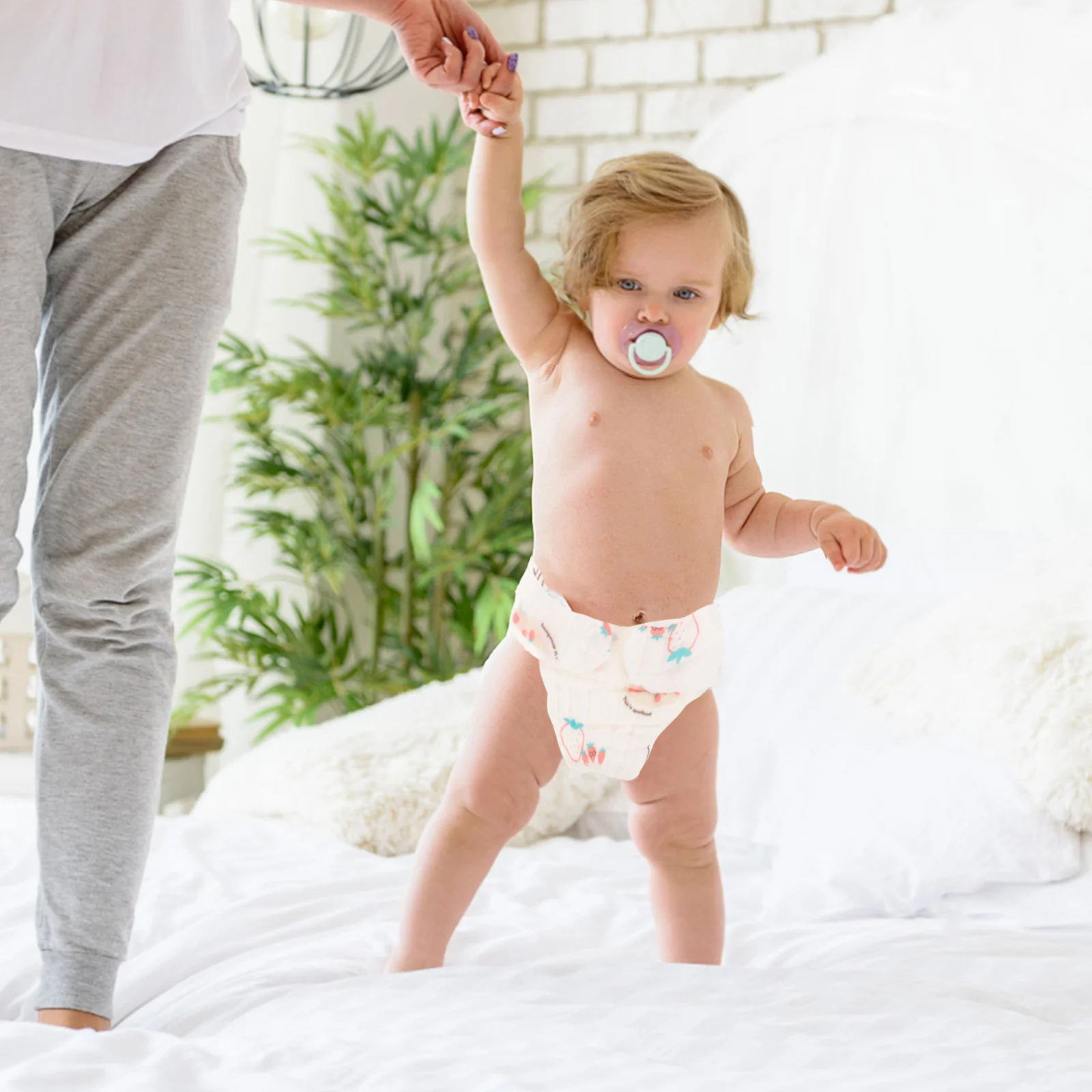 2Pcs Cotton Baby Girl Reusable Diaper Pants Washable Breathable Infant Cloth Diapers Gentle Soft Absorbent Cotton Diapers
2Pcs Cotton Baby Girl Reusable Diaper Pants Washable Breathable Infant Cloth Diapers Gentle Soft Absorbent Cotton Diapers