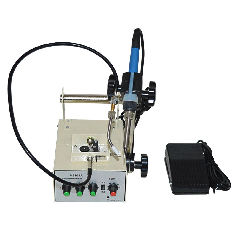 1pc Multi-function foot soldering machine automatic tin feeding machine constant temperature soldering iron Teclast iron F3100A
1pc Multi-function foot soldering machine automatic tin feeding machine constant temperature soldering iron Teclast iron F3100A