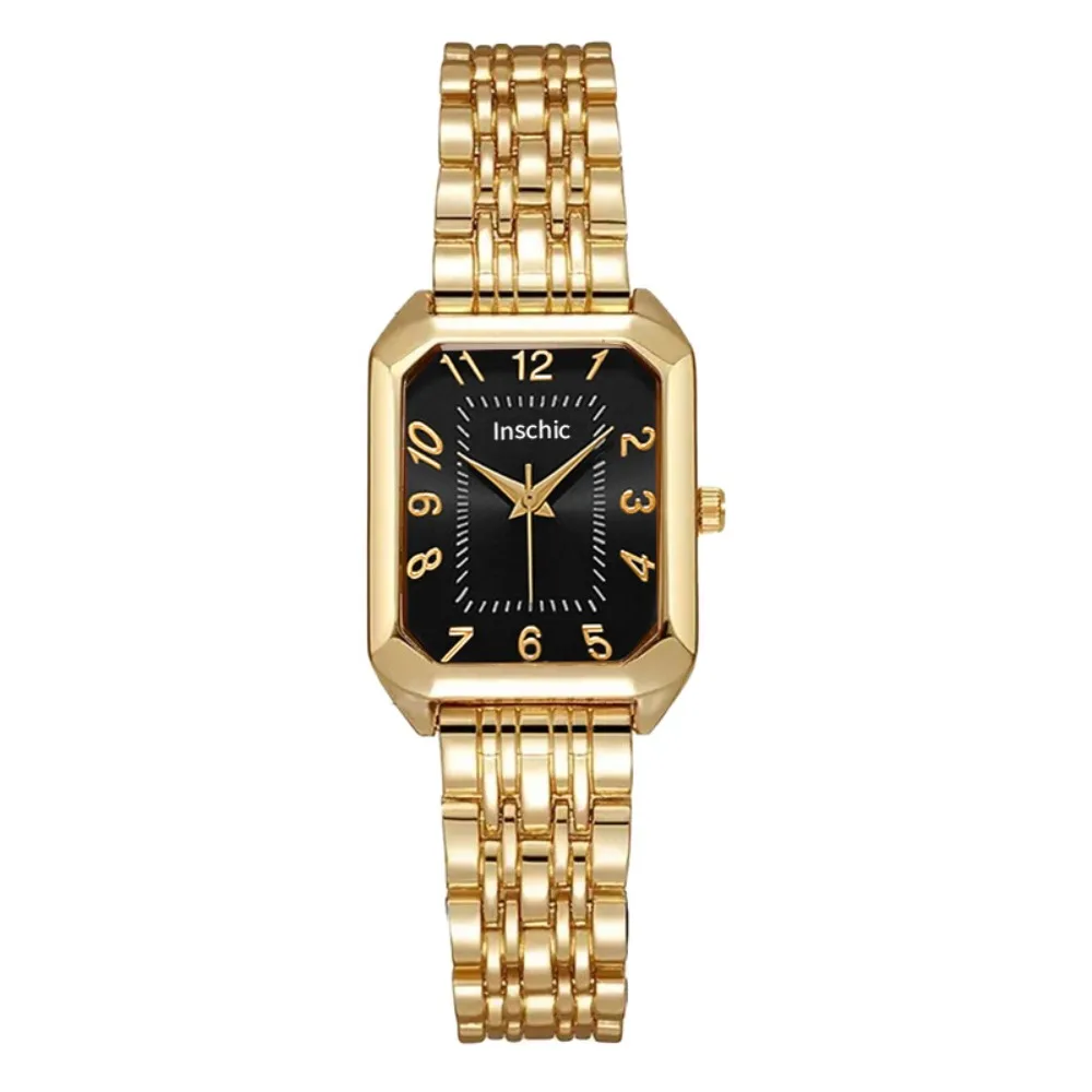 Hot Stainless Steel Quartz Watches Quartz Folding buckle Women Wristwatch Luxury Gift Square Strap Watch Student
Hot Stainless Steel Quartz Watches Quartz Folding buckle Women Wristwatch Luxury Gift Square Strap Watch Student