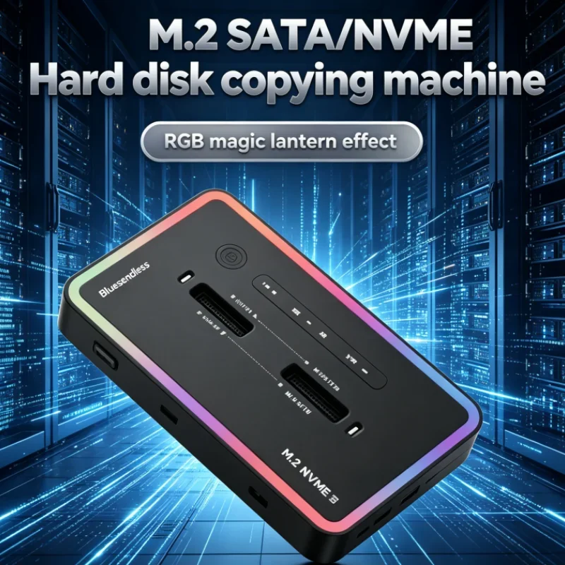 PCIe NVMe or SATA Dual Protocol Offline Clone M.2 SSD Premium Case 2 Bay Type C 10Gbps Docking Station
PCIe NVMe or SATA Dual Protocol Offline Clone M.2 SSD Premium Case 2 Bay Type C 10Gbps Docking Station