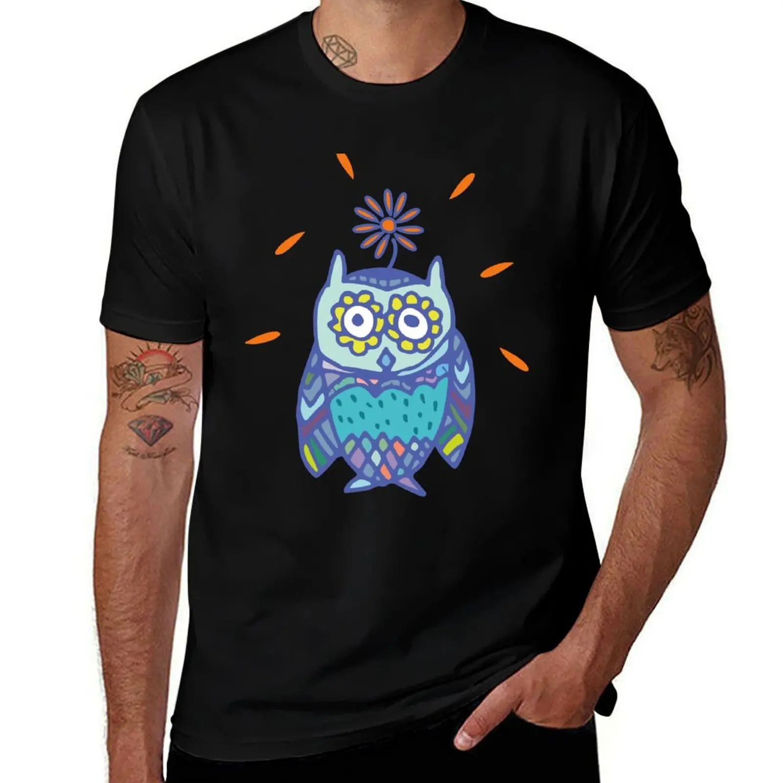 Flower Owl T-Shirt new edition oversized heavyweights oversized t shirt plain black t shirts men
Flower Owl T-Shirt new edition oversized heavyweights oversized t shirt plain black t shirts men