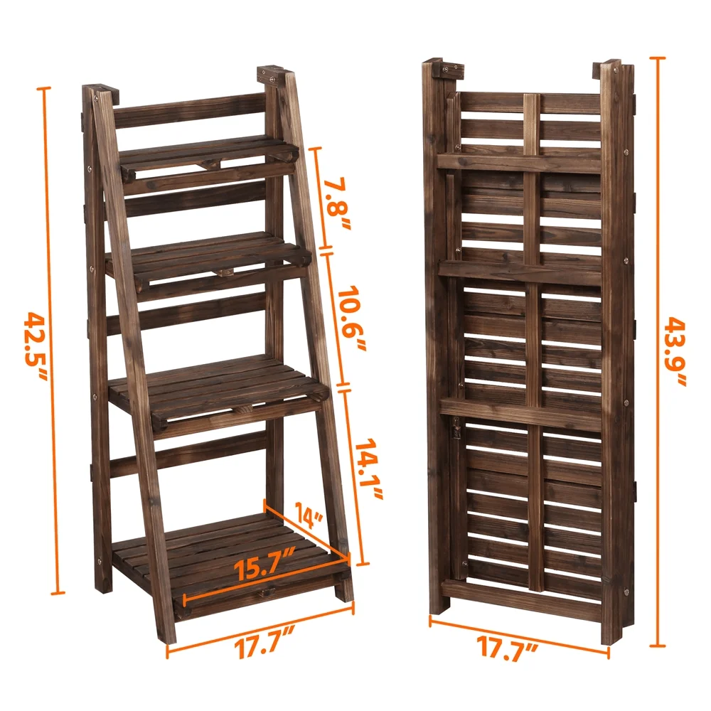 4 Tier Foldable Plant Stand Folding Wooden Flower Stand Plant Holder Shelf Ladder Stand For Indoors Outdoors, Natural Wood
4 Tier Foldable Plant Stand Folding Wooden Flower Stand Plant Holder Shelf Ladder Stand For Indoors Outdoors, Natural Wood