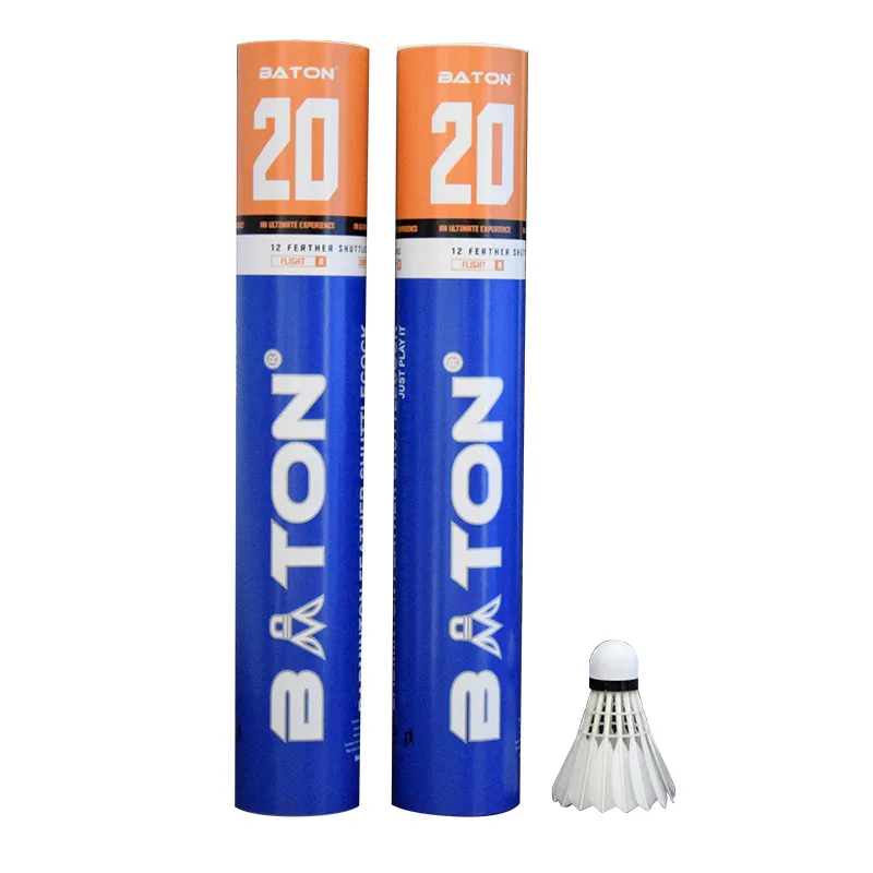 BATON 20 duck feather badminton Class A stable professional endurance club ball 5 tubes
BATON 20 duck feather badminton Class A stable professional endurance club ball 5 tubes