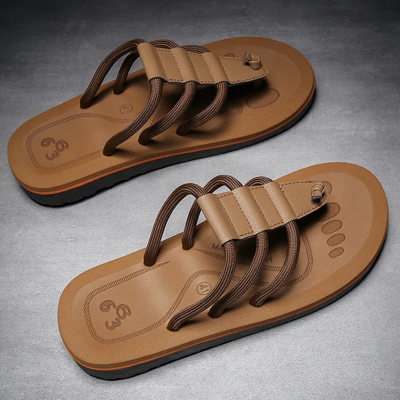 Summer Men's Flip Flops Fashion Outdoor Beach Shoes for Men Comfortable Casual Flat Sandals Designer Non-slip Men Slippers 39-45
Summer Men's Flip Flops Fashion Outdoor Beach Shoes for Men Comfortable Casual Flat Sandals Designer Non-slip Men Slippers 39-45