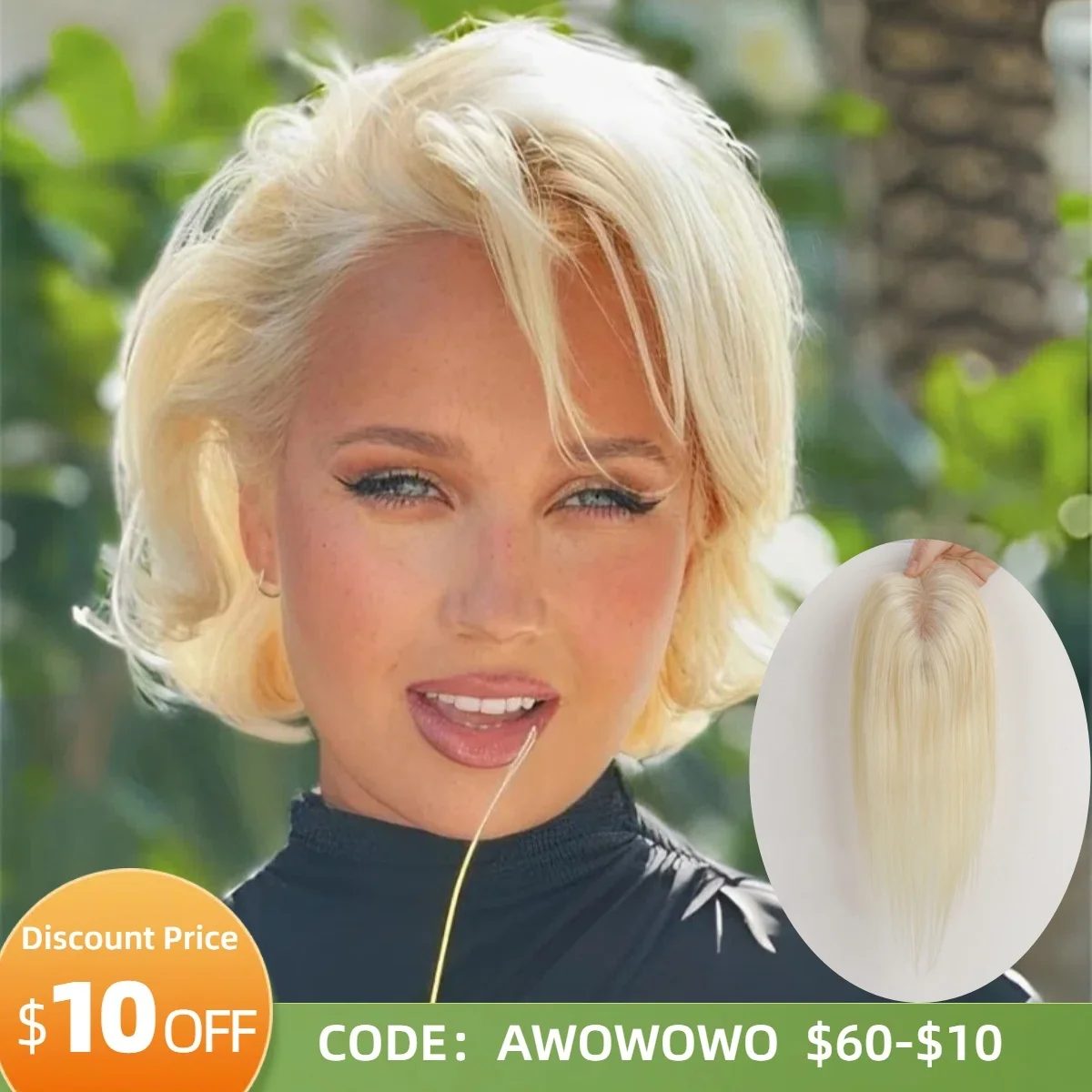 Light Blonde Hair Toppers for Women Real Human Hair Extensions Hair Pieces for Thinning Hair Wiglets Upgrade Base Premium Remy
Light Blonde Hair Toppers for Women Real Human Hair Extensions Hair Pieces for Thinning Hair Wiglets Upgrade Base Premium Remy