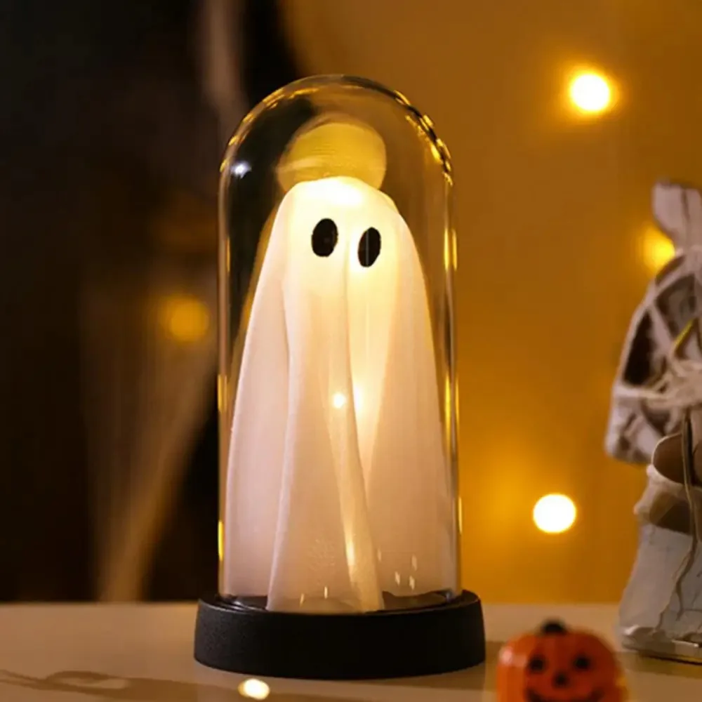 Battery Operated Halloween Ghosts Decoration PVC Cloche Multi-Purpose Glass Cloche Ornaments Bright Cute Spooky Halloween Decor
Battery Operated Halloween Ghosts Decoration PVC Cloche Multi-Purpose Glass Cloche Ornaments Bright Cute Spooky Halloween Decor