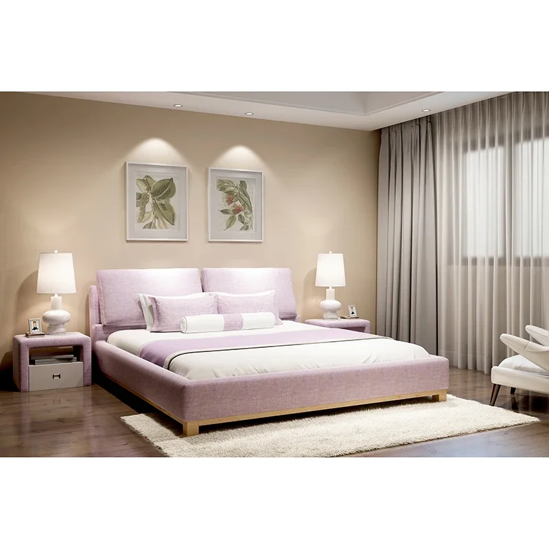 -Einfache und bequeme Leder Bett rahmen Massivholz Produktion Bettwäsche-Set für Mädchen Doppel
-Einfache und bequeme Leder Bett rahmen Massivholz Produktion Bettwäsche-Set für Mädchen Doppel