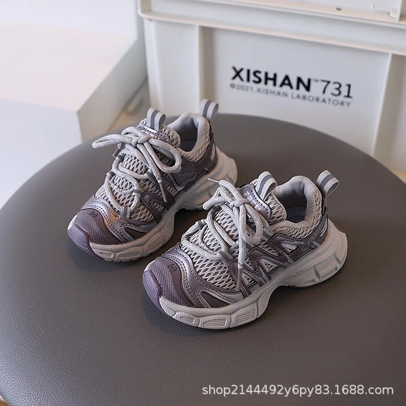 Spring Autumn Children Soft Sole Mesh Dad Sneakers Boy Girl Retro Casual Running Shoes Kids Anti-Slip Running Casual Sports Shoe
Spring Autumn Children Soft Sole Mesh Dad Sneakers Boy Girl Retro Casual Running Shoes Kids Anti-Slip Running Casual Sports Shoe