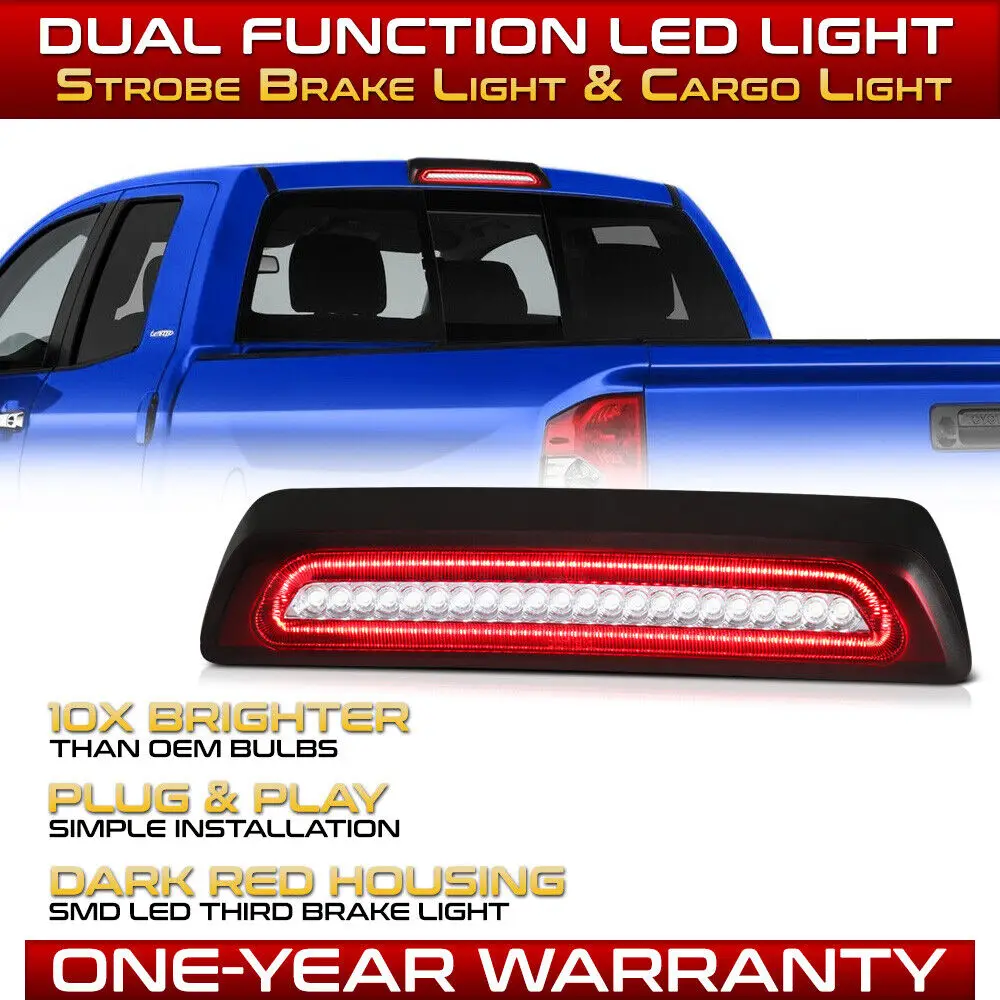 Full LED Red Clear OE Style 3rd Third Brake Light For 2007-2021 Toyota Tundra
Full LED Red Clear OE Style 3rd Third Brake Light For 2007-2021 Toyota Tundra