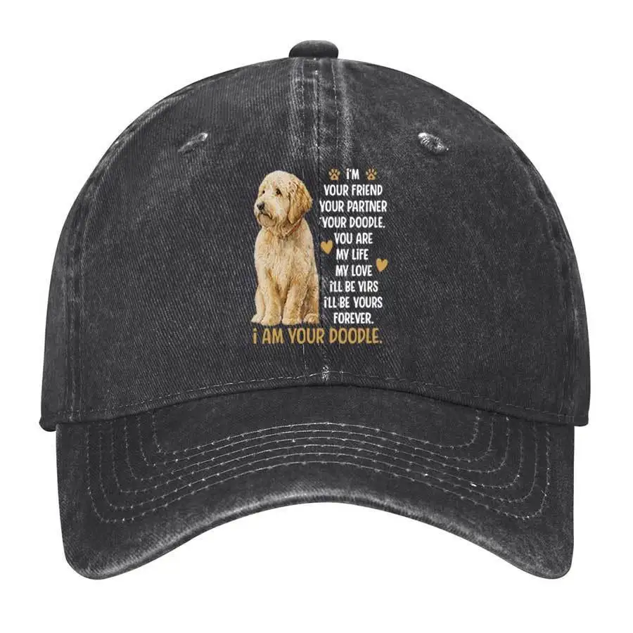 Бейсболка I Am Your Doodle Message для любителей собак, винтажная, с эффектом потертости, регулируемая, хлопковая, унисекс
Бейсболка I Am Your Doodle Message для любителей собак, винтажная, с эффектом потертости, регулируемая, хлопковая, унисекс