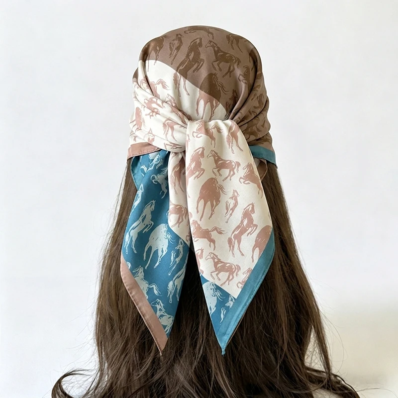 Luxury Scarf Bandana Hijab Print Turban Female Fashion Square Headscarf Neckerchief Handkerchief Shawl Windproof Headband Wraps
Luxury Scarf Bandana Hijab Print Turban Female Fashion Square Headscarf Neckerchief Handkerchief Shawl Windproof Headband Wraps