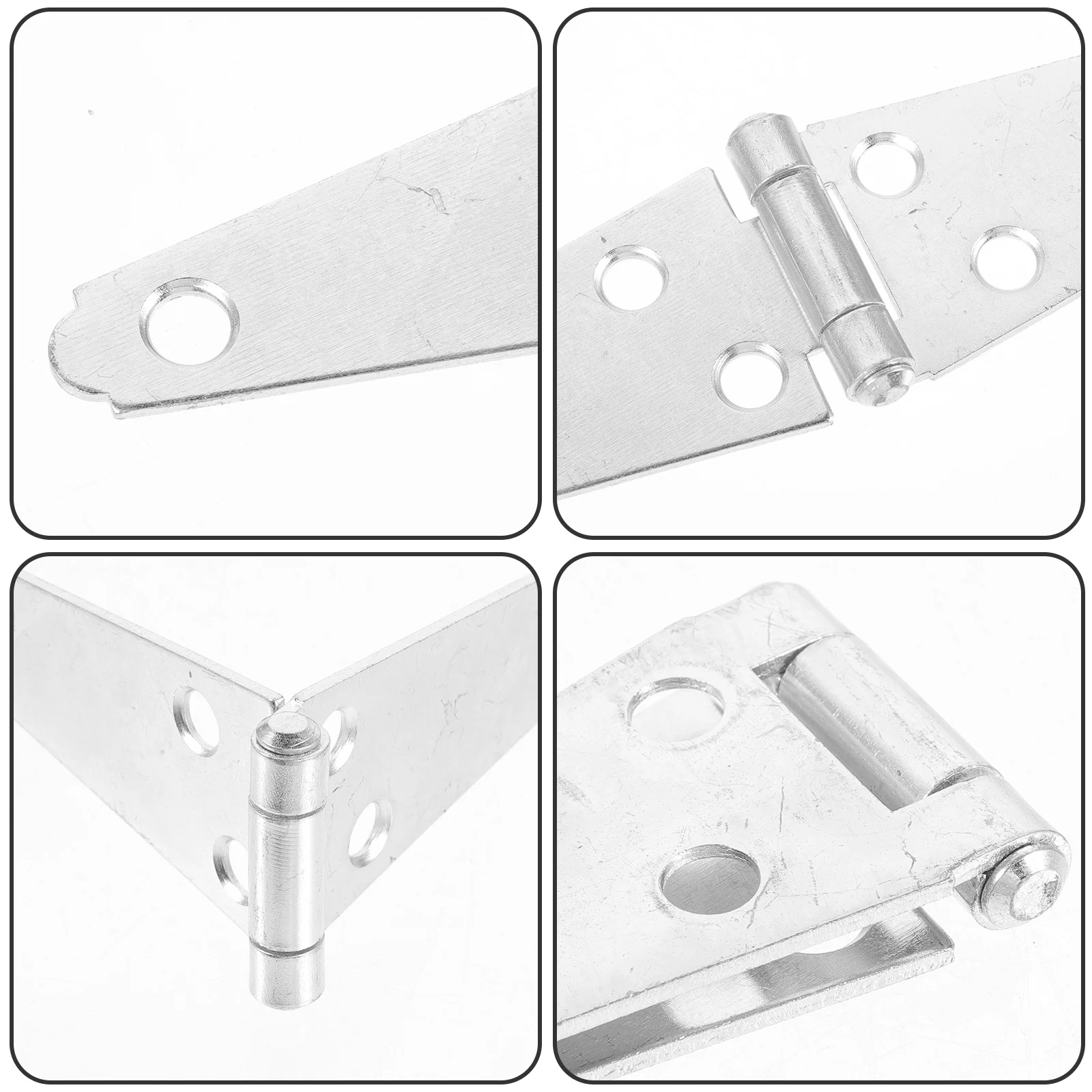 2Pcs 100Mm Heavy Duty Hinge Strap Hinge for Wooden Gate Door Cabinet Wardrobe Box Barn Door Hardware Solid Iron Construction
2Pcs 100Mm Heavy Duty Hinge Strap Hinge for Wooden Gate Door Cabinet Wardrobe Box Barn Door Hardware Solid Iron Construction