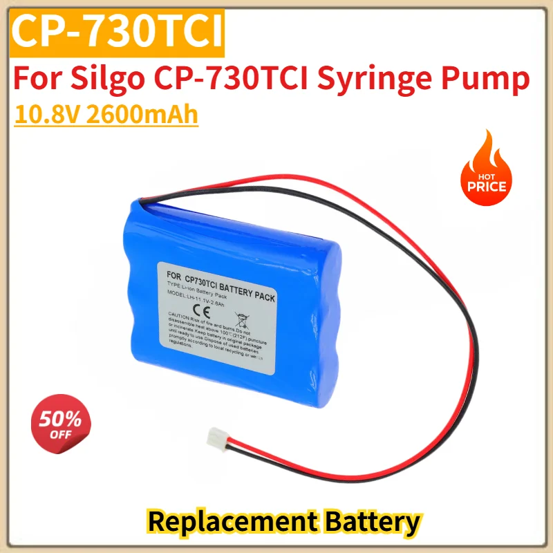 CP-730TCI High Quality Battery 10.8V 2600mAh for Silgo CP-730TCI Syringe Pump Brand New Replacement Battery
CP-730TCI High Quality Battery 10.8V 2600mAh for Silgo CP-730TCI Syringe Pump Brand New Replacement Battery