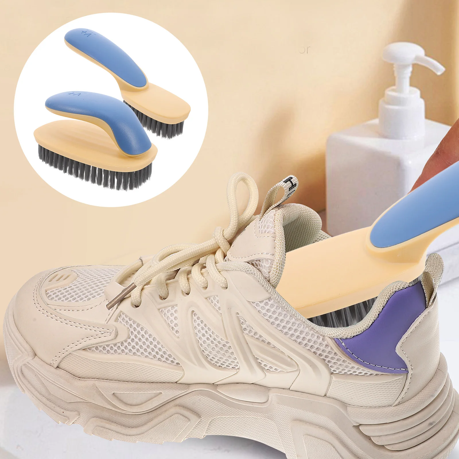2 Pcs Multifunctional Shoe Brush Set Cleaning Brushes for Footwear Multipurpose
2 Pcs Multifunctional Shoe Brush Set Cleaning Brushes for Footwear Multipurpose