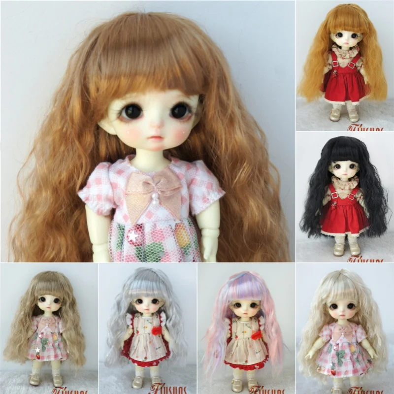 Doll wigs JD402 4-5inch 5-6inch 6-7inch Long Fairy Sobazu Synthetic mohair BJD Hair 1/12 1/8 OB11 1/6 Doll accessories
Doll wigs JD402 4-5inch 5-6inch 6-7inch Long Fairy Sobazu Synthetic mohair BJD Hair 1/12 1/8 OB11 1/6 Doll accessories