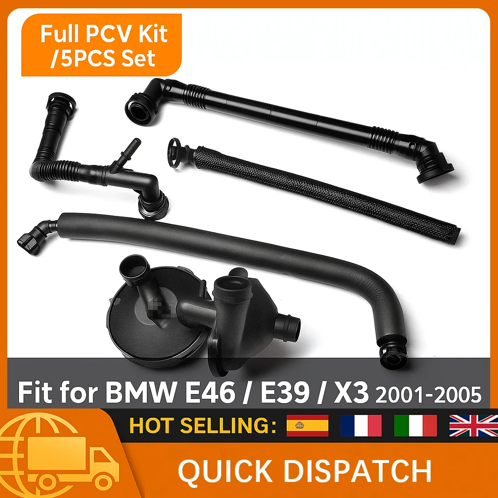 Комплект вентиляционного клапана картера и масляного сепаратора 11617501566 для BMW E46 E39 X3 320i 325i 330i 525i 530i Z3 Z4 Шланг сапуна PCV
Комплект вентиляционного клапана картера и масляного сепаратора 11617501566 для BMW E46 E39 X3 320i 325i 330i 525i 530i Z3 Z4 Шланг сапуна PCV