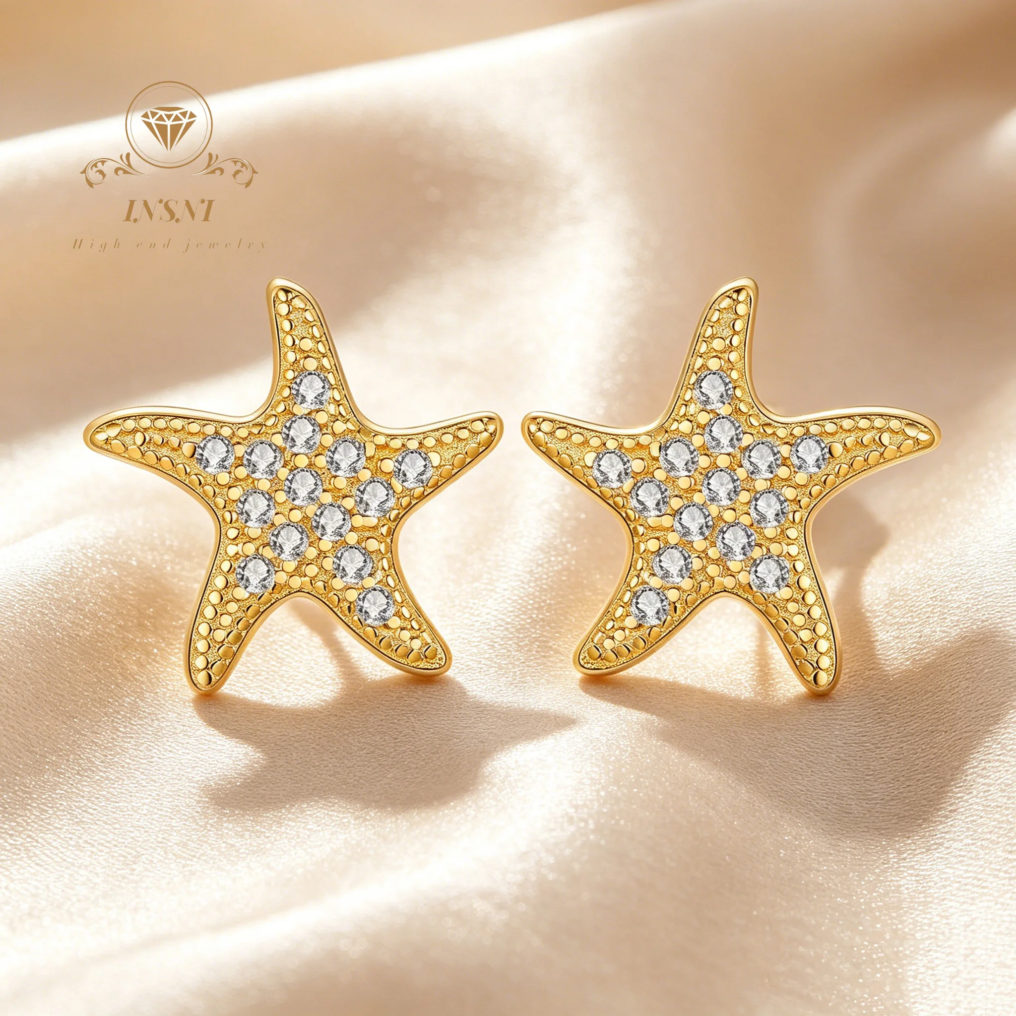 Starfish Stud Earrings S925 Silver Exquisite Fashion Temperament Earrings Light Luxury Affordable Earrings Commuter Jewelry
Starfish Stud Earrings S925 Silver Exquisite Fashion Temperament Earrings Light Luxury Affordable Earrings Commuter Jewelry