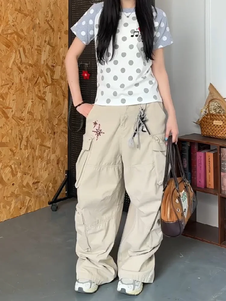 Sweet Cool Spicy American Style Printed Workwear Jeans Women Summer Design Loose Slim Straight Wide Leg Long Pants
Sweet Cool Spicy American Style Printed Workwear Jeans Women Summer Design Loose Slim Straight Wide Leg Long Pants