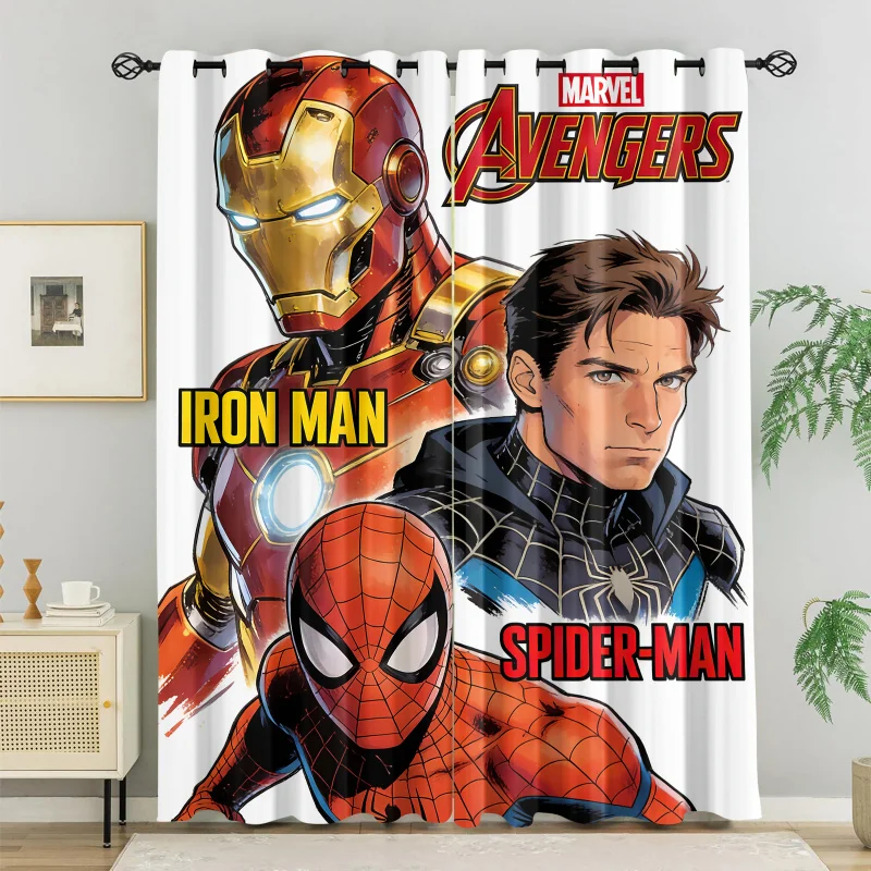 Термоизолирующие светонепроницаемые шторы Marvel Iron Man & Spider-Man для спальни мальчика и гостиной
Термоизолирующие светонепроницаемые шторы Marvel Iron Man & Spider-Man для спальни мальчика и гостиной