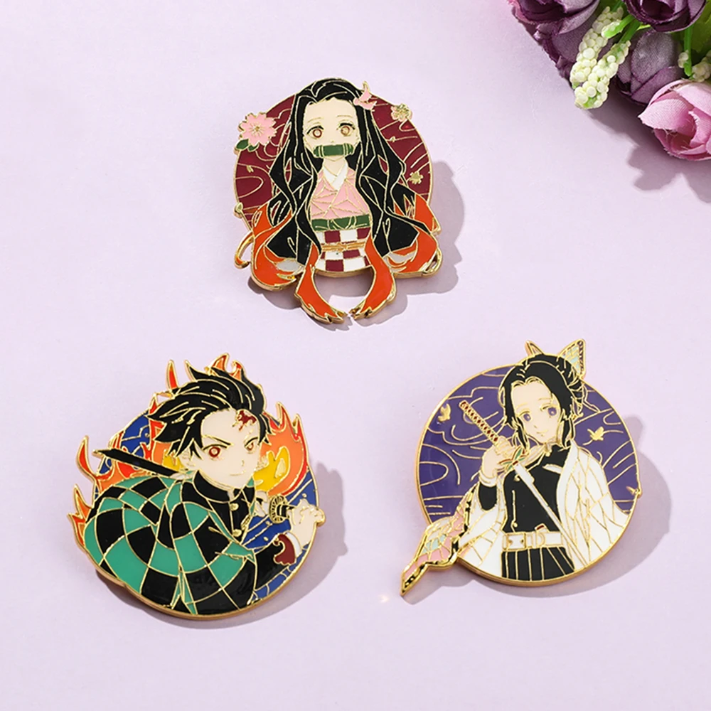Anime Demon Slayer Brooch Unisex Fashion Lapel Pin Backpack Badge Cosplay Fan Gift Costume Backpack Decorative Accessory
Anime Demon Slayer Brooch Unisex Fashion Lapel Pin Backpack Badge Cosplay Fan Gift Costume Backpack Decorative Accessory