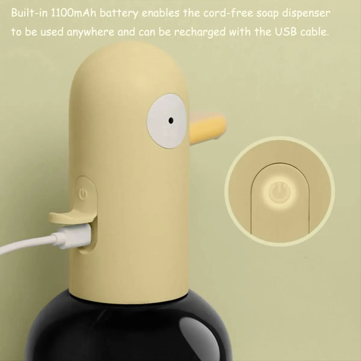A56K Automatic Induction Foam Soap Dispenser Contactless Duck Shape Soap Dispenser 400ml,High- Sensor Soap Dispenser
A56K Automatic Induction Foam Soap Dispenser Contactless Duck Shape Soap Dispenser 400ml,High- Sensor Soap Dispenser