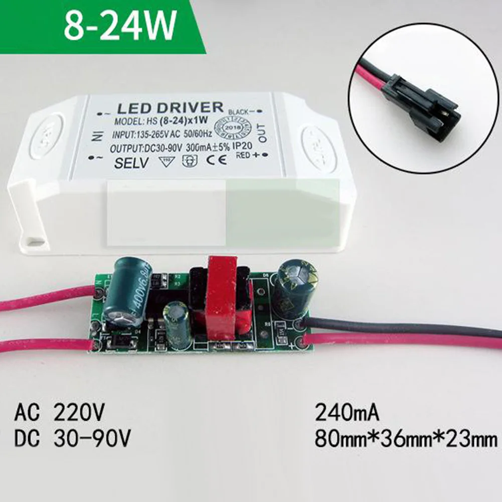 Transformer Driver Power Supply 8 50W with 240mA Constant Current Overvoltage Protection 220V Input for LED Drivers
Transformer Driver Power Supply 8 50W with 240mA Constant Current Overvoltage Protection 220V Input for LED Drivers