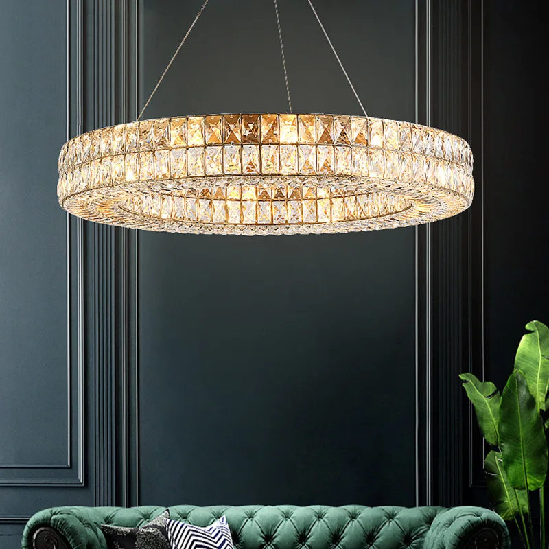 American Luxury E14 Led Pendant Light Metal Lustre K9 Crystal Pendant Lamp Led Luminarias Art Decor Indoor Light Suspend Lamp
American Luxury E14 Led Pendant Light Metal Lustre K9 Crystal Pendant Lamp Led Luminarias Art Decor Indoor Light Suspend Lamp