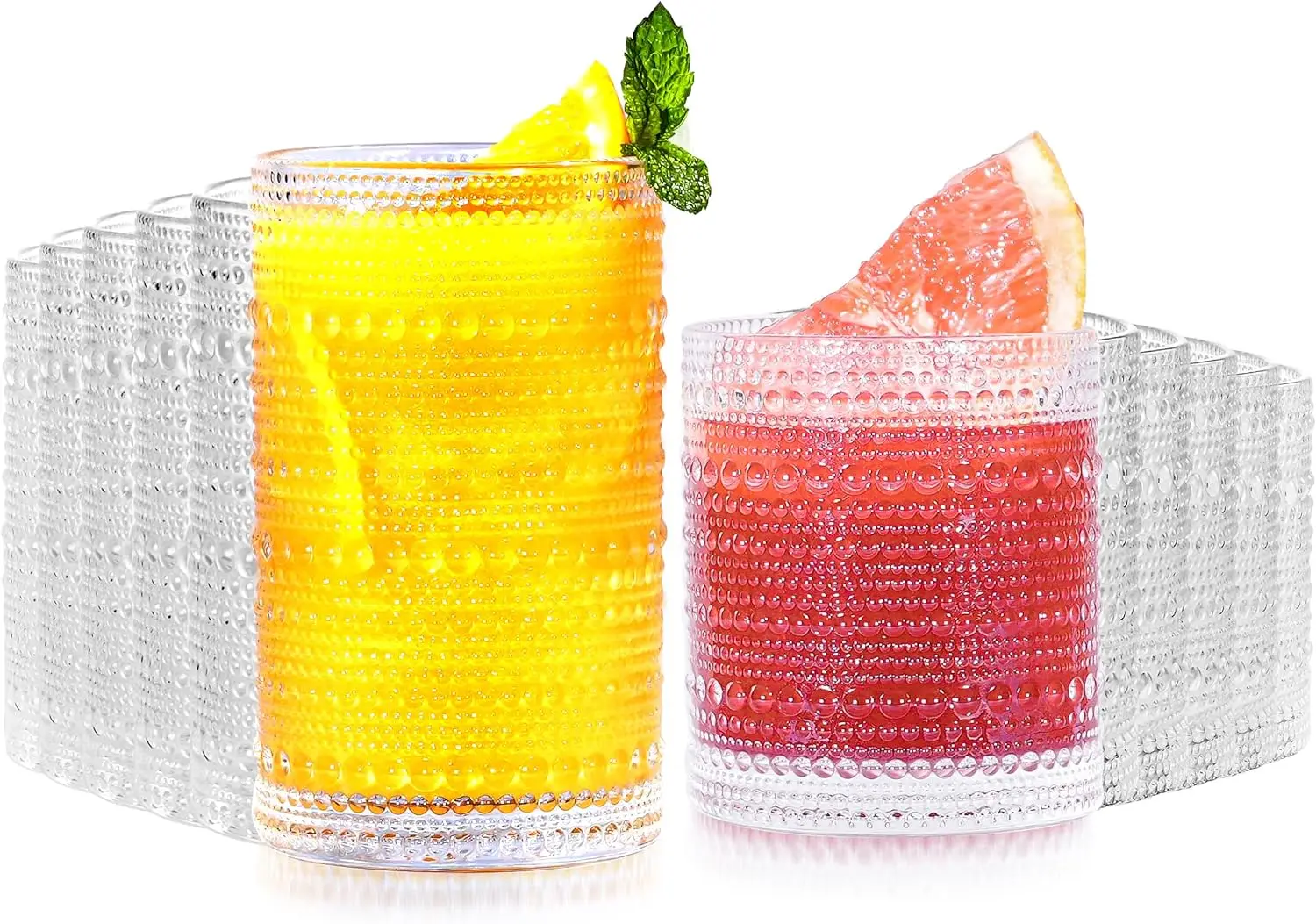 Набор старинных стаканов для питья Hobnail из старомодных стаканов для воды емкостью 12–14 унций и коктейльных бокалов на 11 унций, сока, кофе, вина
Набор старинных стаканов для питья Hobnail из старомодных стаканов для воды емкостью 12–14 унций и коктейльных бокалов на 11 унций, сока, кофе, вина
