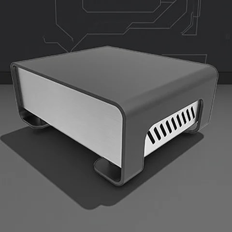 Diy Aluminium Box Anodized Electrical Enclosure CNC Plasma Cutters Pcb Enclosure P01 208.4*71.5
