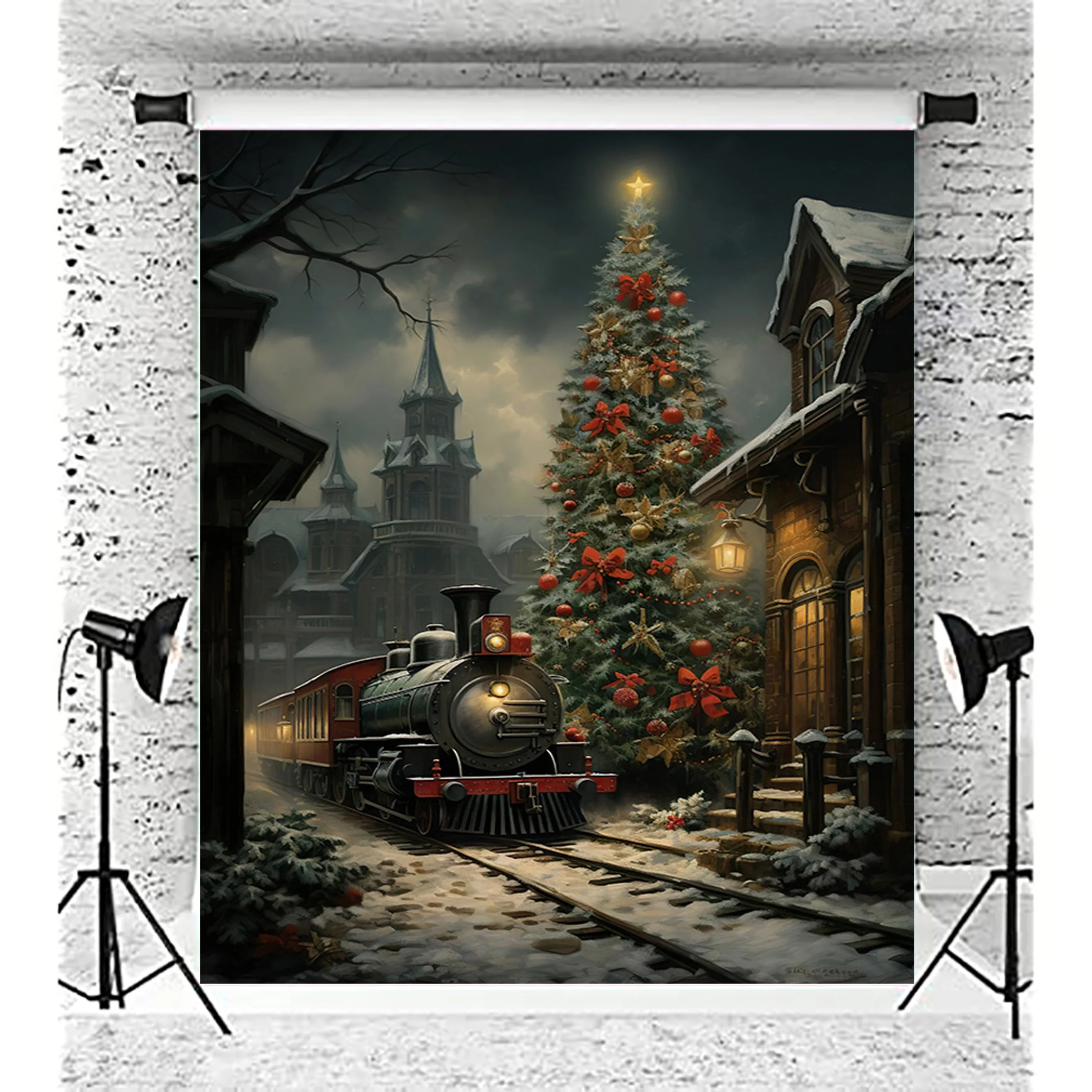 SHENGYONGBAO Christmas Day Decoration Photography Backdrops Magic Xmas Eve Happy New Year Creath Studio Background Props JD-20
SHENGYONGBAO Christmas Day Decoration Photography Backdrops Magic Xmas Eve Happy New Year Creath Studio Background Props JD-20