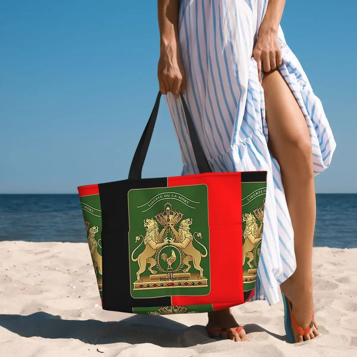 Haitian Independence Flag Beach Tote Bag Sport Gym Yoga Duffle Large Tote Bag Women Travel Bag Fitness bag
Haitian Independence Flag Beach Tote Bag Sport Gym Yoga Duffle Large Tote Bag Women Travel Bag Fitness bag