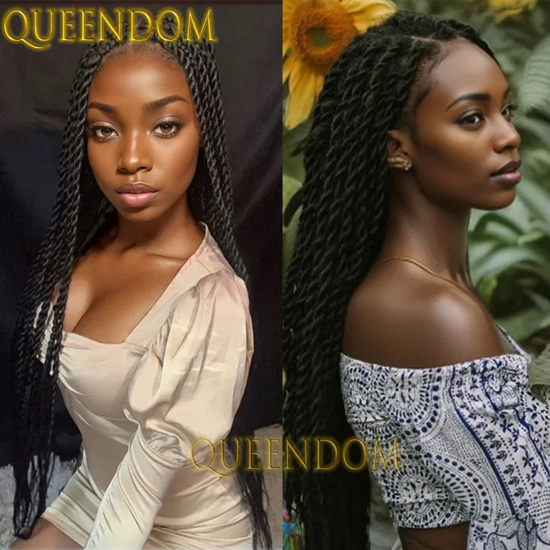 36'' Synthetic Full Lace Braid Wig Long Lace Jumbo Crochet Senegalese Twist Braids Wig for Black Women Knotless Box Braided Wigs
36'' Synthetic Full Lace Braid Wig Long Lace Jumbo Crochet Senegalese Twist Braids Wig for Black Women Knotless Box Braided Wigs