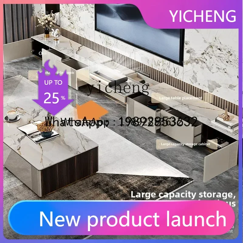 Тумба под телевизор LYY: простая, современная, для гостиной, комбинация с журнальным столиком, низкий напольный шкаф, тумба из каменной плиты
Тумба под телевизор LYY: простая, современная, для гостиной, комбинация с журнальным столиком, низкий напольный шкаф, тумба из каменной плиты