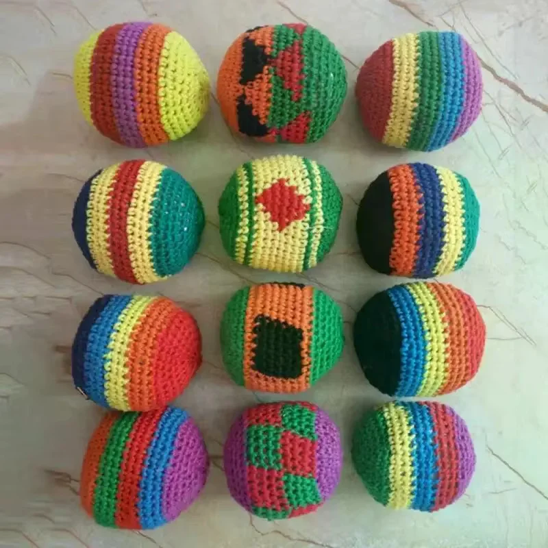 Outdoor Soft Handmade Footbag Sacks Juggling Balls Durable for Kids Group Playing Activities
Outdoor Soft Handmade Footbag Sacks Juggling Balls Durable for Kids Group Playing Activities