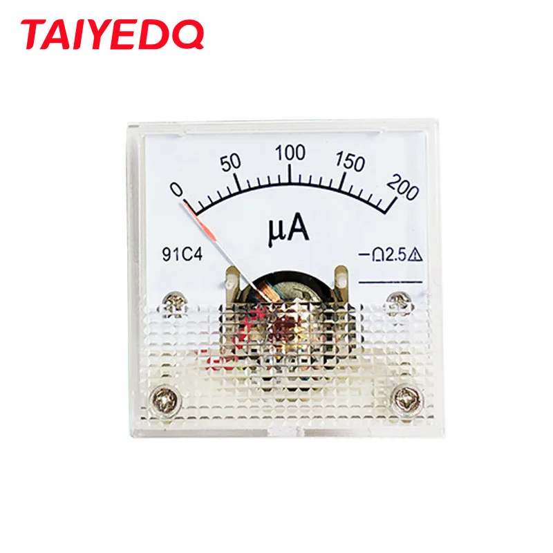 91C4-uA 100uA 200uA 300uA 500uA DC Pointer Type Analog Current Panel Meter Microampere
91C4-uA 100uA 200uA 300uA 500uA DC Pointer Type Analog Current Panel Meter Microampere