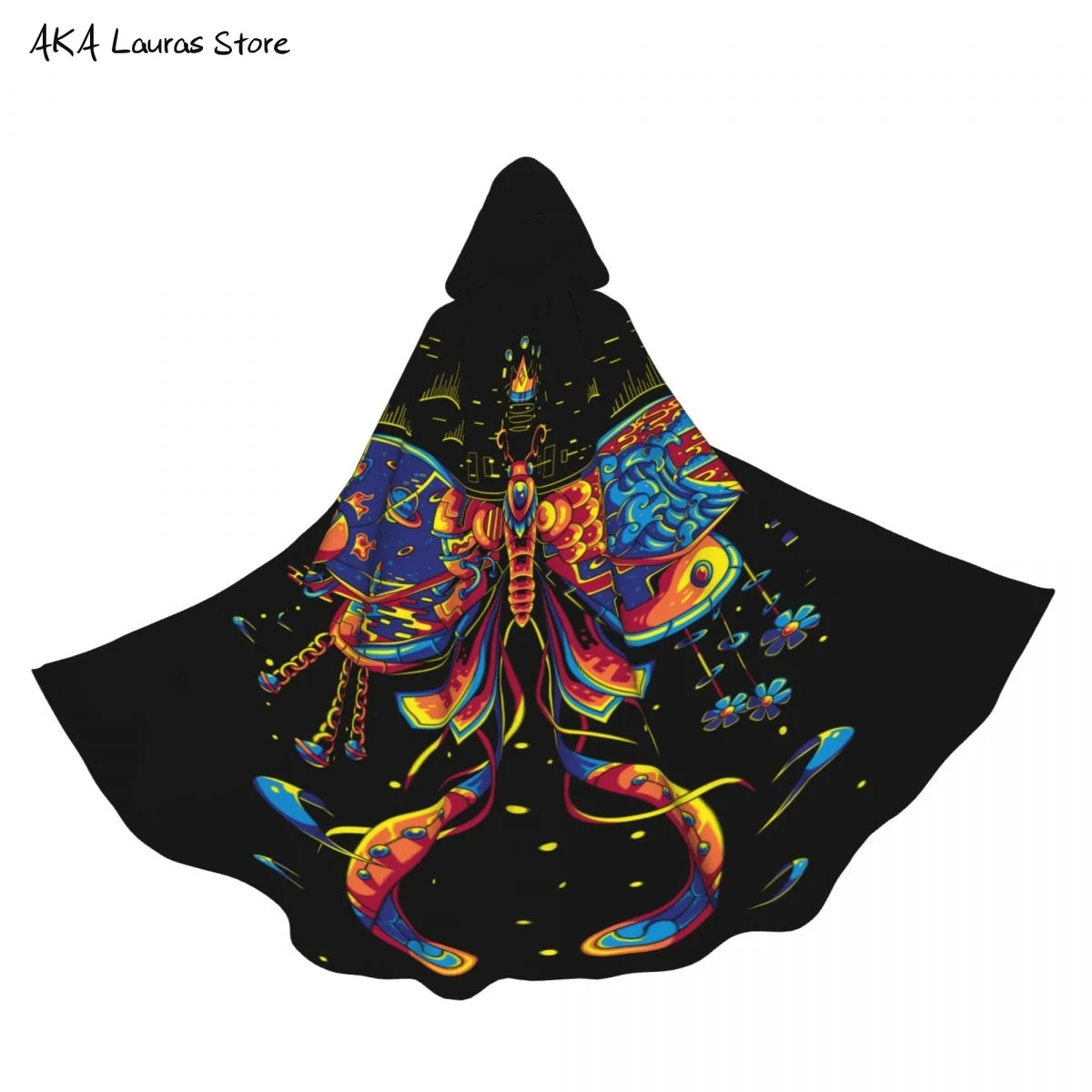 Hooded Cloak Polyester Unisex Witch Cape Costume AccessoryButterfly With Two Large Wings A Mechanical
Hooded Cloak Polyester Unisex Witch Cape Costume AccessoryButterfly With Two Large Wings A Mechanical