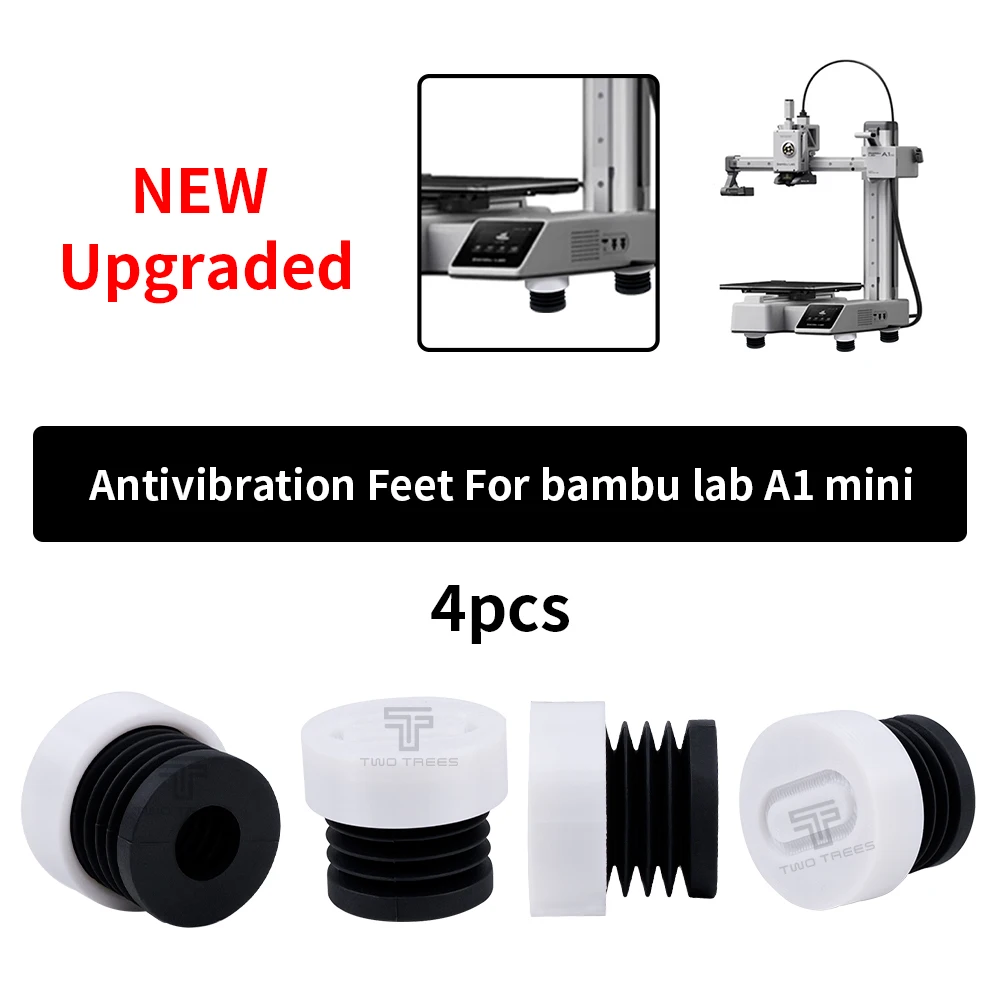 Улучшенные антивибрационные резиновые накладки для Bambu Lab A1 mini, противоскользящие подставки, амортизирующий коврик для пола, специально для A1mini
Улучшенные антивибрационные резиновые накладки для Bambu Lab A1 mini, противоскользящие подставки, амортизирующий коврик для пола, специально для A1mini