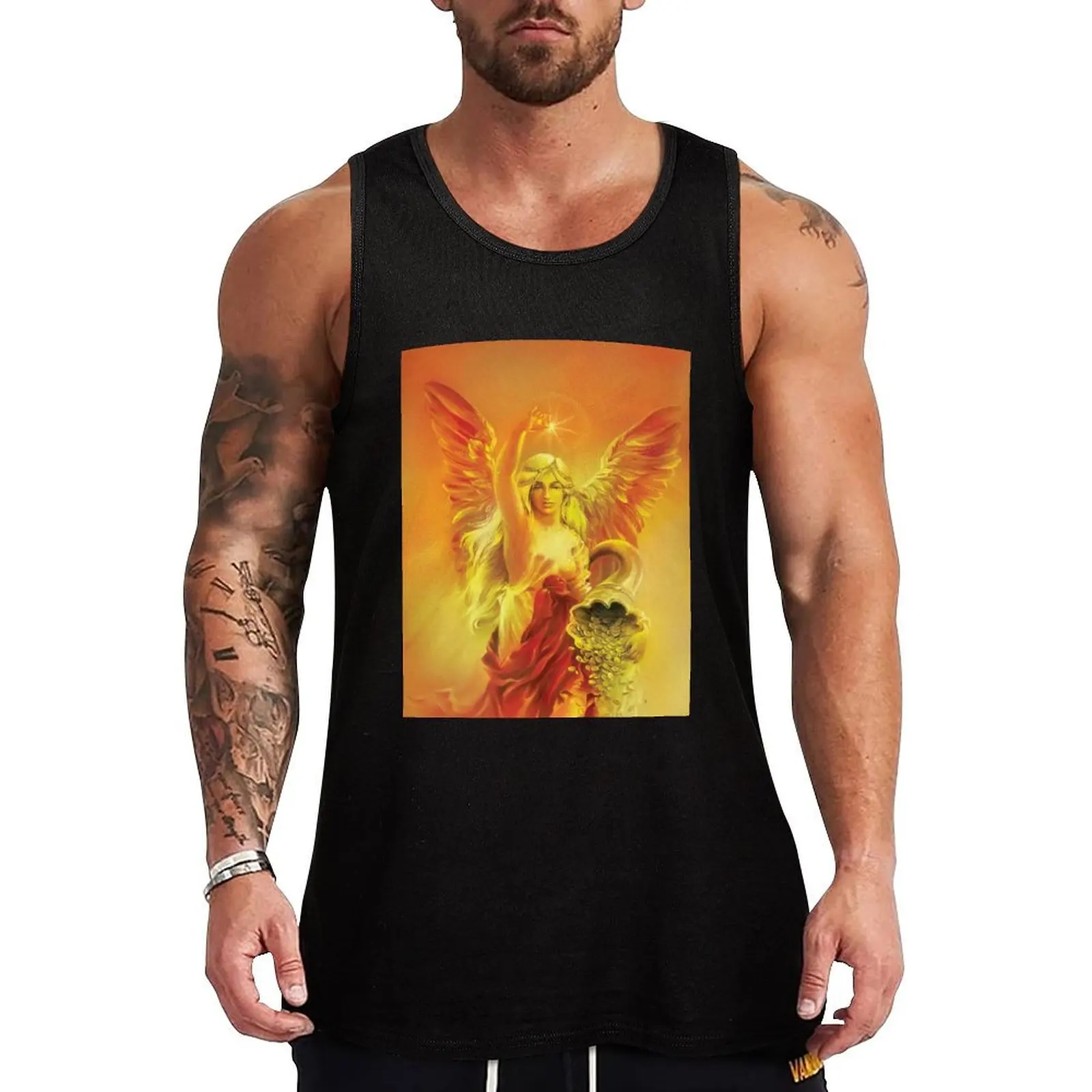 ANGEL OF ABUNDANCE (FORTUNA) Tank Top Casual Loose Tank Top Summer Sleeveless Daily Wear
ANGEL OF ABUNDANCE (FORTUNA) Tank Top Casual Loose Tank Top Summer Sleeveless Daily Wear