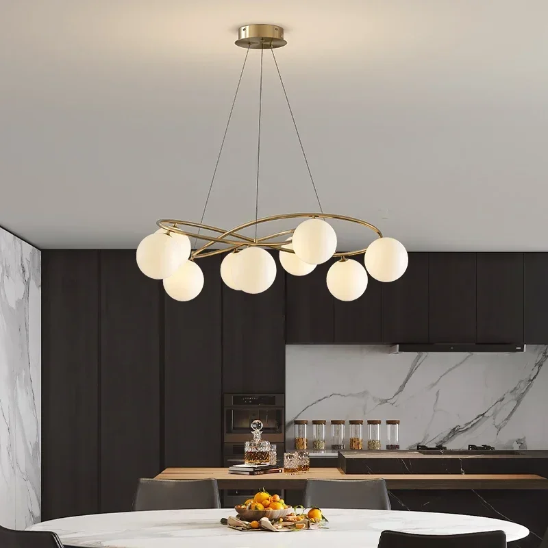 Luxury Modern LED Pendant Lights Creative Gold Black Glass Chandeliers Home Villa Restaurant Decorative Lighting Fixtures
Luxury Modern LED Pendant Lights Creative Gold Black Glass Chandeliers Home Villa Restaurant Decorative Lighting Fixtures