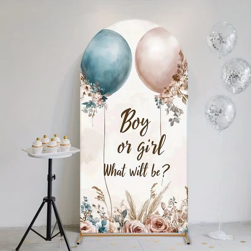 LS Custom 2-Sided Gender Reveal Boy or Girl Baby Shower Covers Chiara Arch Background Bohe Floral Balloons Decor Backdrop Photo
LS Custom 2-Sided Gender Reveal Boy or Girl Baby Shower Covers Chiara Arch Background Bohe Floral Balloons Decor Backdrop Photo