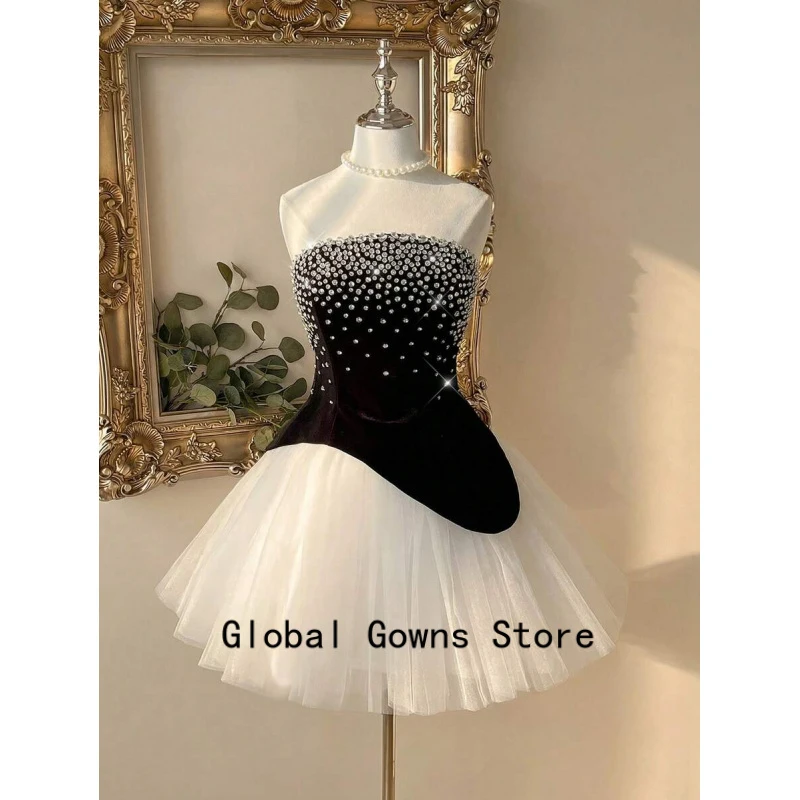 Customized White Ruffles Short Homecoming Heavily Beaded Strapless Mini Party Prom Dresses For Women Customized платье вечернее
Customized White Ruffles Short Homecoming Heavily Beaded Strapless Mini Party Prom Dresses For Women Customized платье вечернее