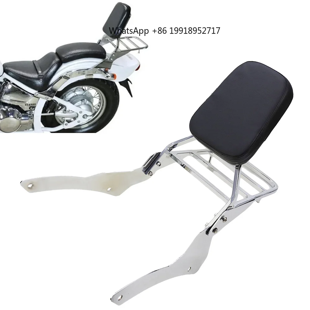 Motorcycle Rear Backrest Sissy Bar with Luggage Rack For V-Star 400 650 Classic Dragstar 400 650 Classic 1998-2018 VStar XVS650A
Motorcycle Rear Backrest Sissy Bar with Luggage Rack For V-Star 400 650 Classic Dragstar 400 650 Classic 1998-2018 VStar XVS650A