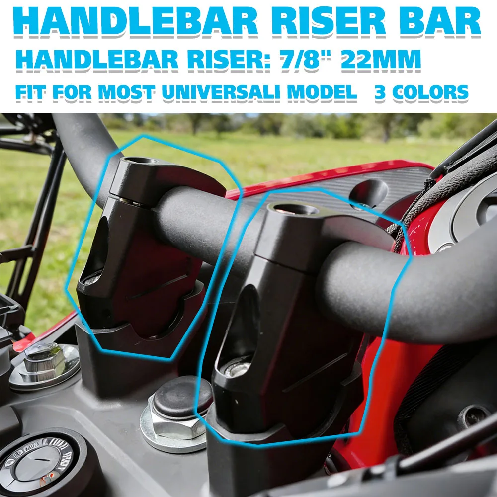 1 Pair Motorcycle Universal Handlebar Riser Bar Mount Handle Clamp Universal 22mm 7/8" For Honda BMW YAMAHA Suzuki Kawasaki Etc.
1 Pair Motorcycle Universal Handlebar Riser Bar Mount Handle Clamp Universal 22mm 7/8" For Honda BMW YAMAHA Suzuki Kawasaki Etc.