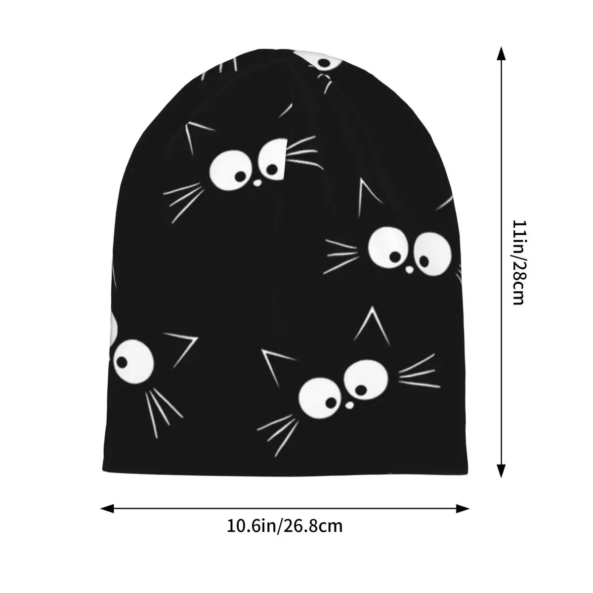 Cute Black Cat Pattern Warm Knitted Cap Fashion Bonnet Hat Autumn Winter Outdoor Beanies Hats for Unisex Adult
Cute Black Cat Pattern Warm Knitted Cap Fashion Bonnet Hat Autumn Winter Outdoor Beanies Hats for Unisex Adult