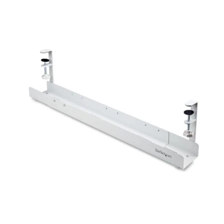 Under Desk Cable Management Tray for Office Use, Aluminum Alloy, Black, Length Adjustable with Clamp-On Installation, No Drilli
Under Desk Cable Management Tray for Office Use, Aluminum Alloy, Black, Length Adjustable with Clamp-On Installation, No Drilli