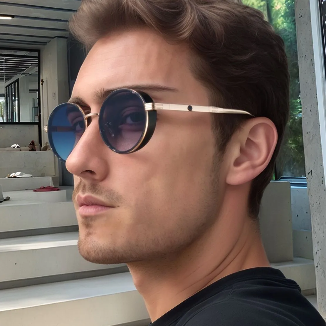 2025 New European and American Punk Glasses Sunscreen Sunglasses Men's Sunglasses Men's UV Resistant Glasses 
2025 New European and American Punk Glasses Sunscreen Sunglasses Men's Sunglasses Men's UV Resistant Glasses