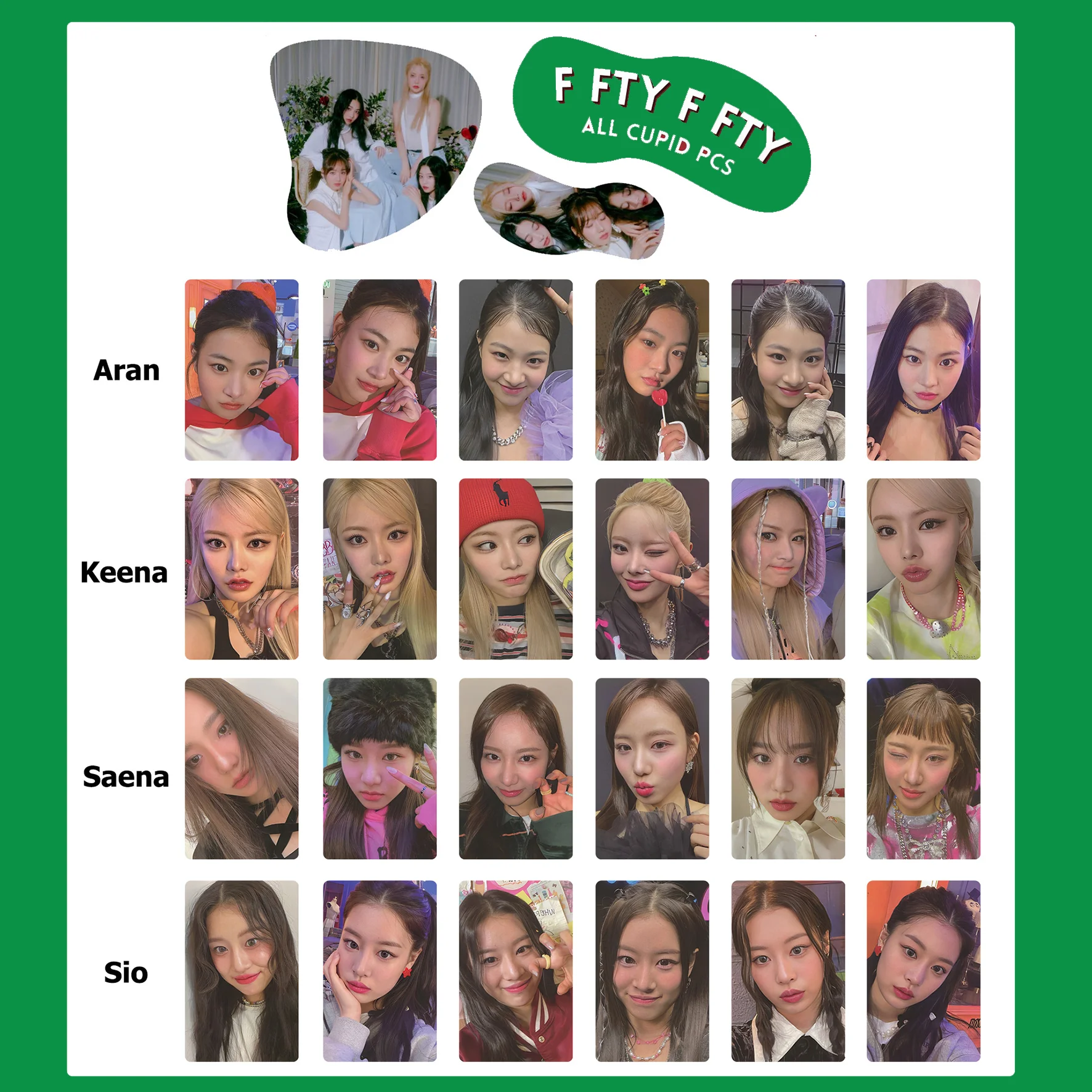 Альбом KPOP 50 пятидесяти начинающих фотокарт, карточки Купидон ЛОМО, саена Аран кеена СИО, персональные двусторонние карточки для поклонников, подарки
Альбом KPOP 50 пятидесяти начинающих фотокарт, карточки Купидон ЛОМО, саена Аран кеена СИО, персональные двусторонние карточки для поклонников, подарки
