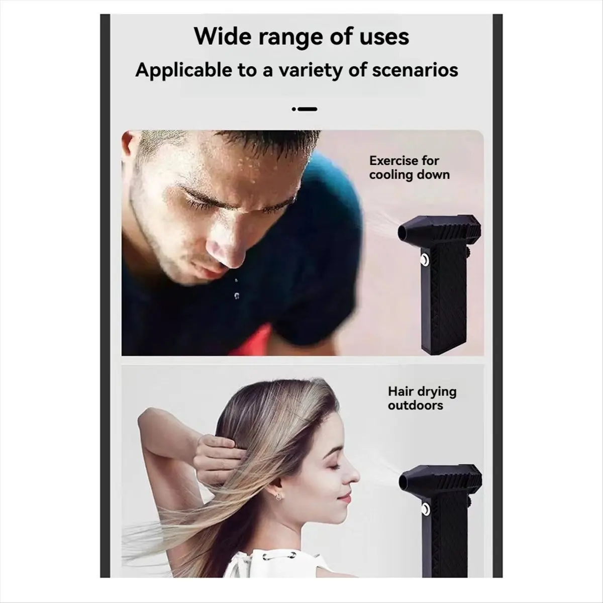 HGHO Mini Turbo Violent Fan 110000RPM Handheld Brushless Motor High Power Jet Fan 8000mAh Car Keyboard Cleaning Tool B
HGHO Mini Turbo Violent Fan 110000RPM Handheld Brushless Motor High Power Jet Fan 8000mAh Car Keyboard Cleaning Tool B