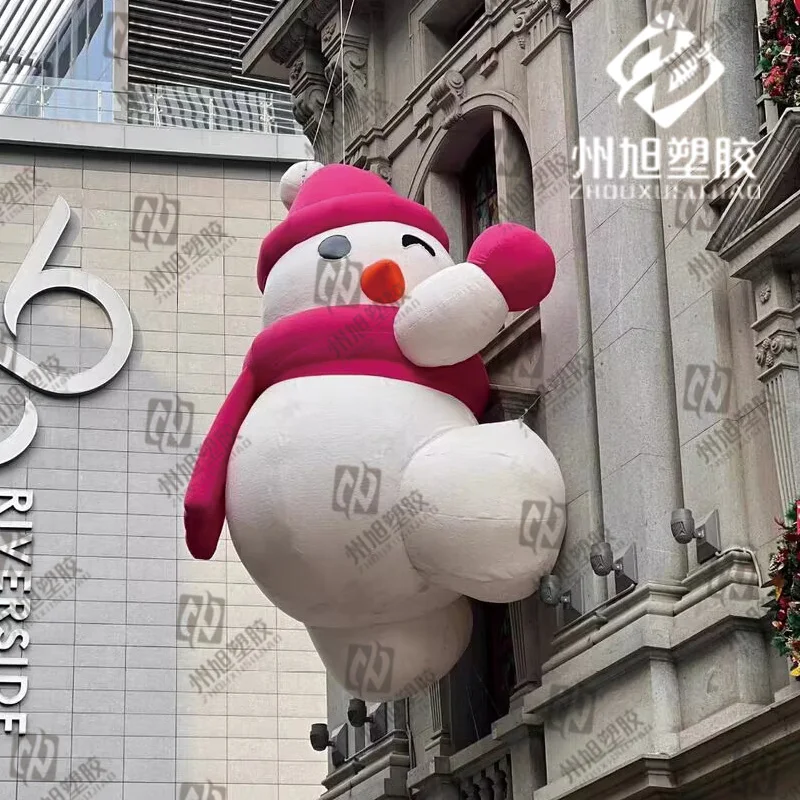 Inflatable wall climbing snowman air model cartoon snowman winter Christmas mall scenic area promotional decoration props
Inflatable wall climbing snowman air model cartoon snowman winter Christmas mall scenic area promotional decoration props